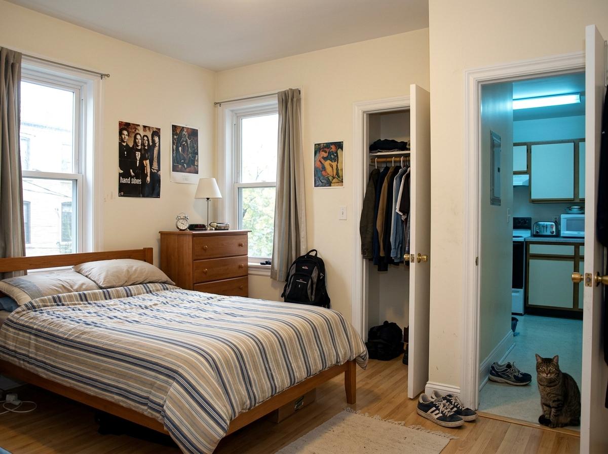 Room Available, Quiet Building, Good Light, Previous Roommate is Fine