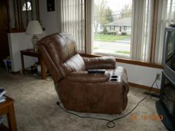 Was a recliner. Now it's just a situation.