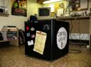 Mini fridge, runs cold, previous owner was a grad student