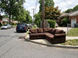 Free couch, street pickup, DO NOT bring inside until you read this
