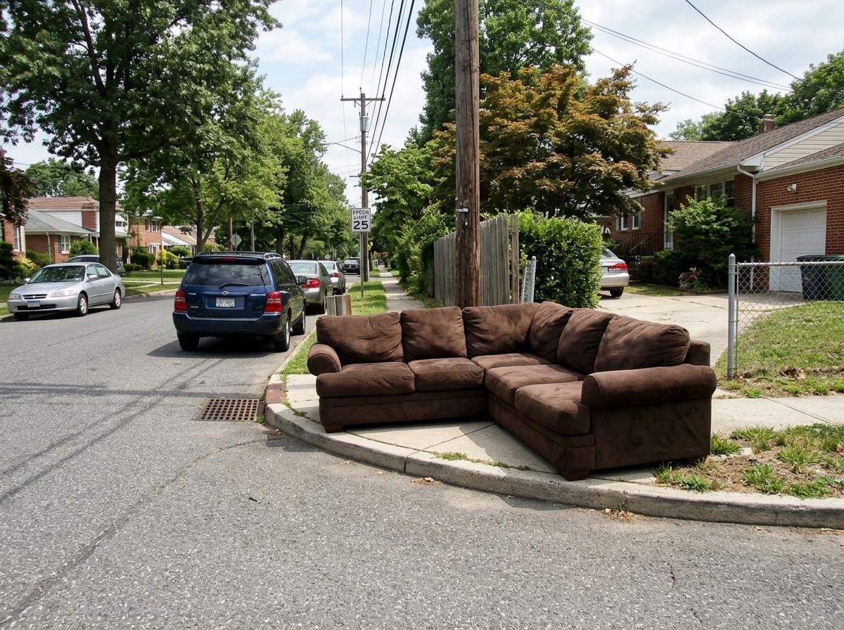 Free couch, street pickup, DO NOT bring inside until you read this