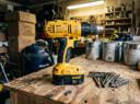 Cordless drill, one battery, chuck sticks sometimes