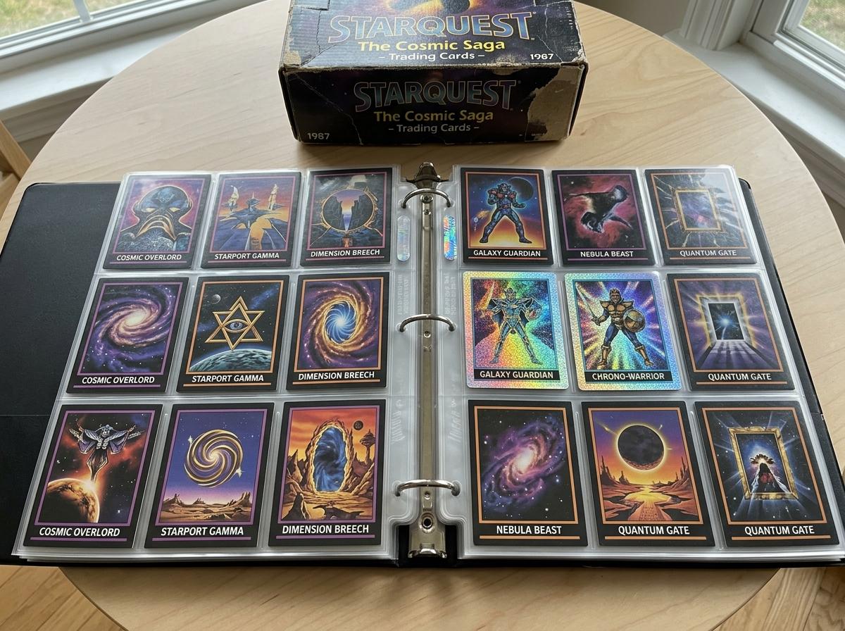 Complete set of 1987 Dimensional Drift trading cards, NM condition, I need to talk about these